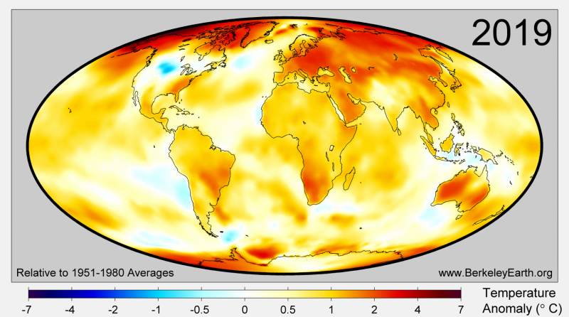 Berkeley temp anomaly map